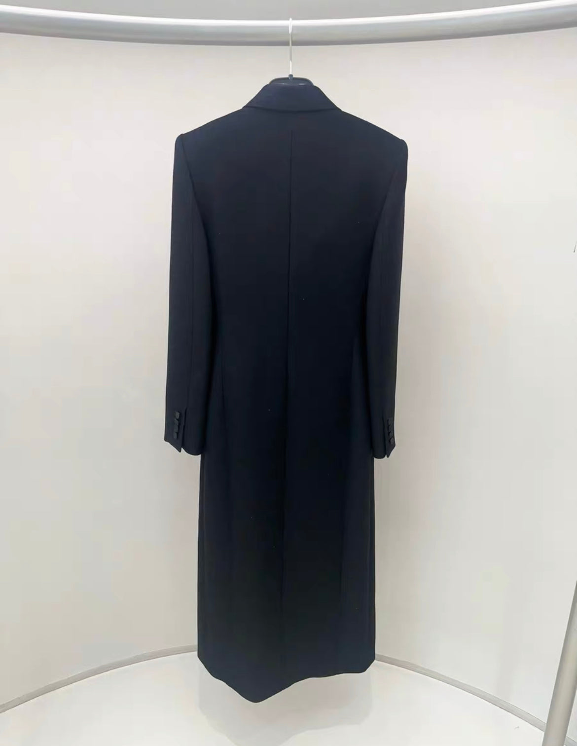 YSL Saint Laurent Black Long Tuxedo Jacket