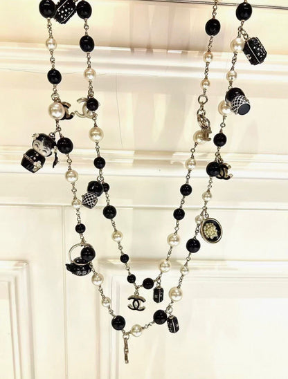 Rare* Chanel 2009 Fall Paris-Moscow Matryoshka Doll Moscow chain belt and Necklace