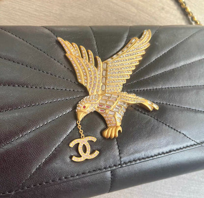 Chanel CC Eagle Embellished Clutch