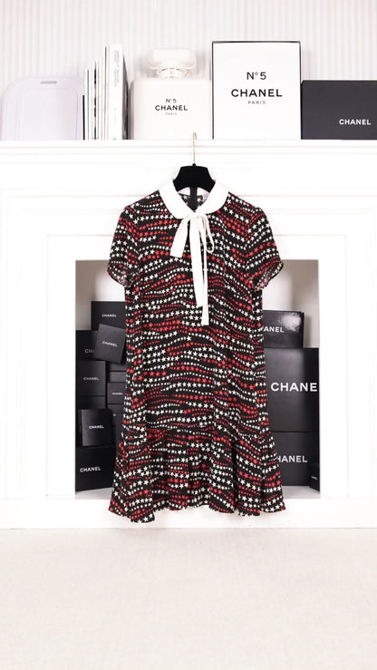 Red Valentino Red and Black Dress