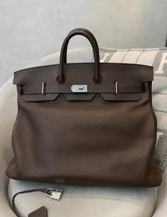 Hermès Birkin 50 Chocolate Togo Palladium Hardware