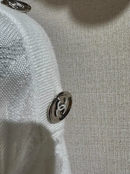 Chanel 23A white dress
