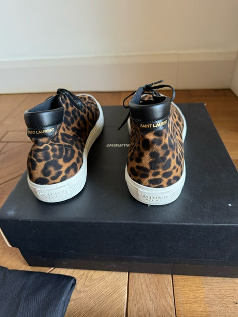 Saint Laurent leopard sneakers,brand new, size 37