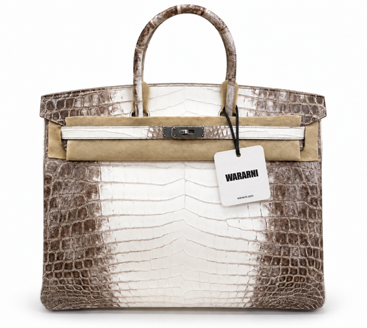 Hermès Birkin 40 Himalaya crocodile leather palladium hardware