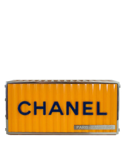 Chanel Yellow Paris Hamburg Shipping Container Minaudière Clutch Bag 2017