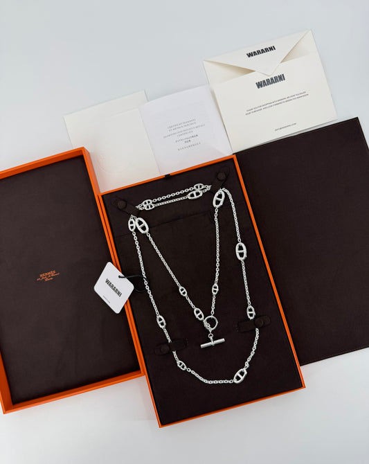 Hermès Farandole long necklace 120cm