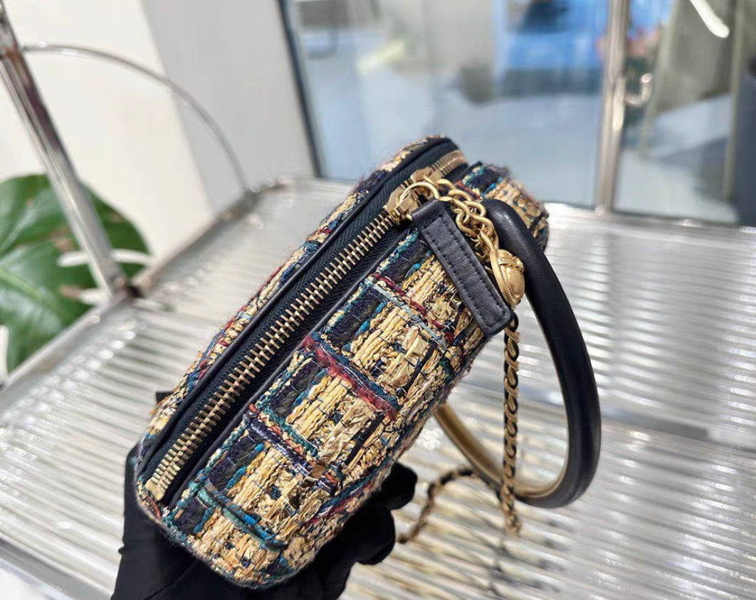 Chanel 19A Egyptian Tweed Runway Collection Crossbody