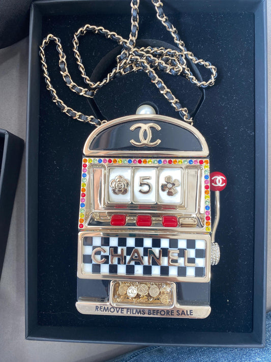 Chanel 23C Monaco Slot Machine Casino Minaudière Evening Clutch Bag