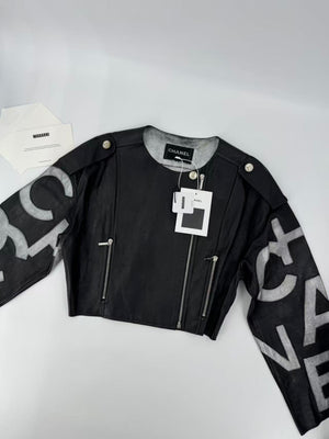 Chanel 21S leather jacket