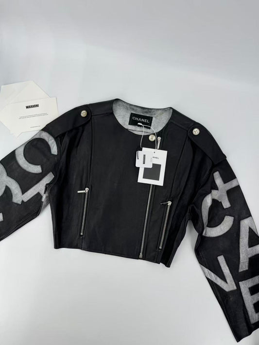 Chanel 21S leather jacket