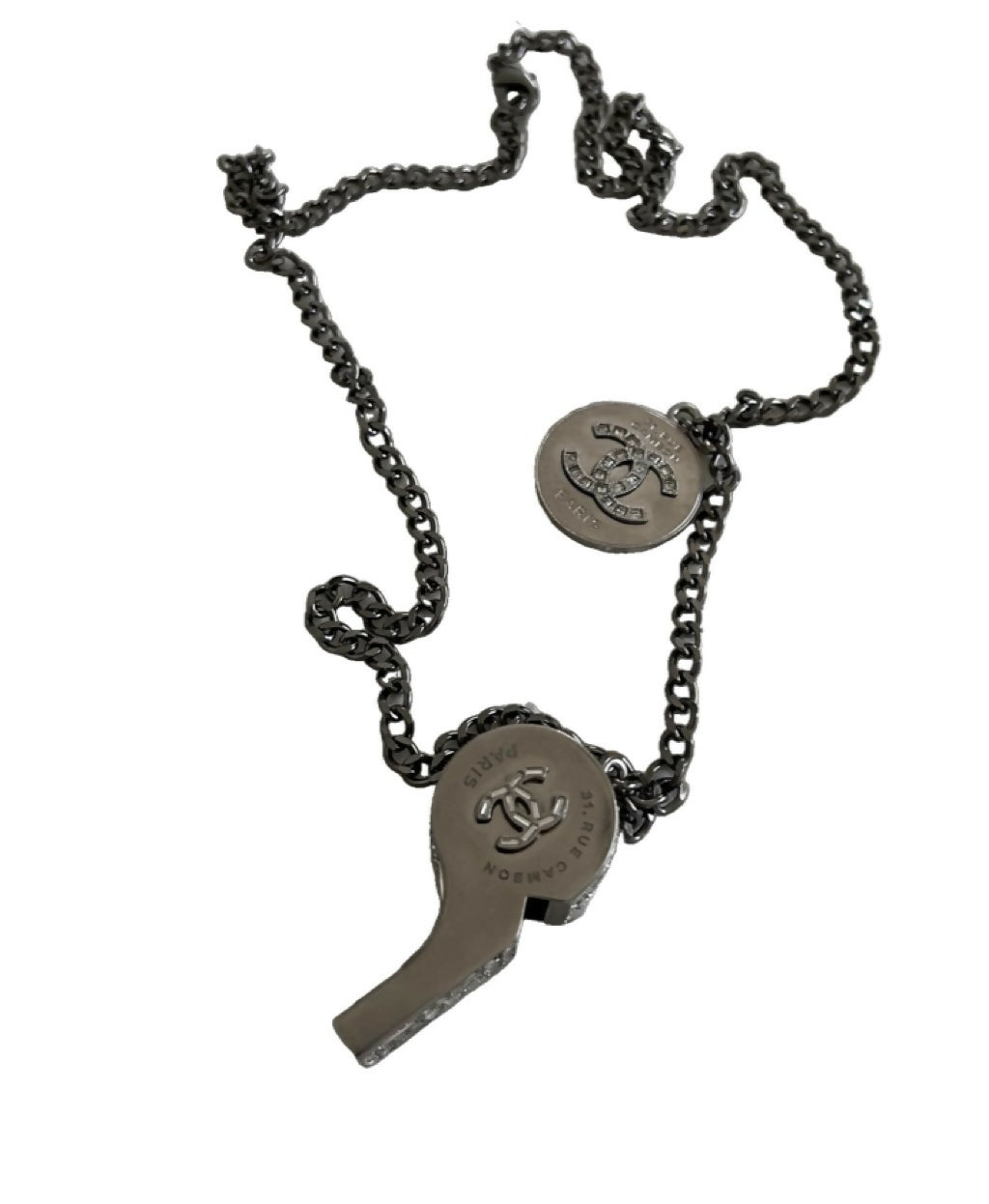 Chanel whistle necklace