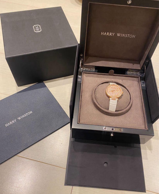 Harry Winston Premier Blooming Snow 36mm 18K Gold