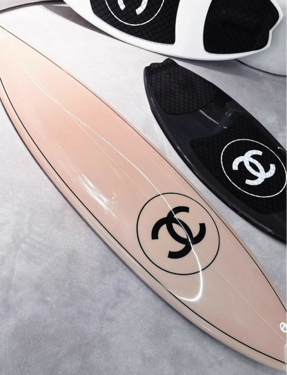 Rare Chanel surfboard in nude pink