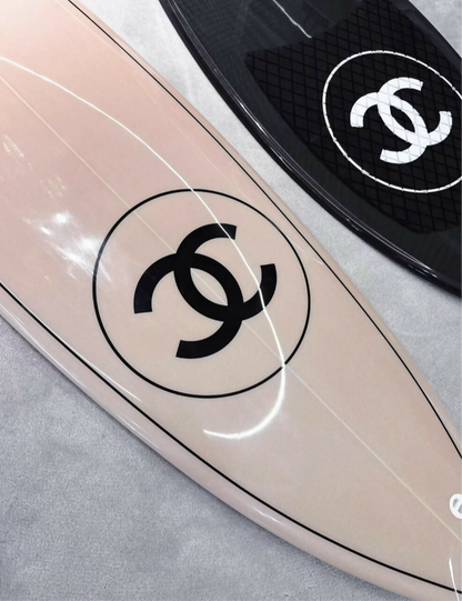 Rare Chanel surfboard in nude pink