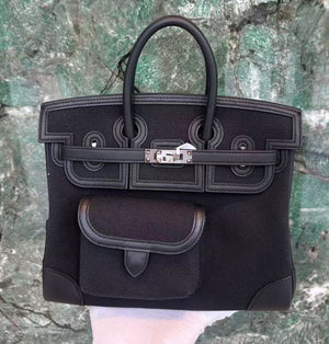 Hermes Birkin B25 cargo black palladium hardware