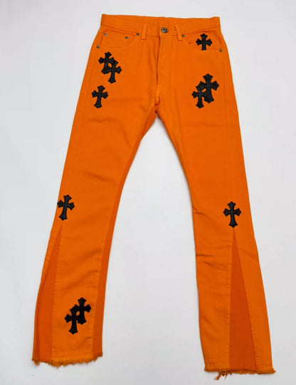 Chrome Hearts Virgil Art Basel Gallery Dept. Cross Patch Jeans