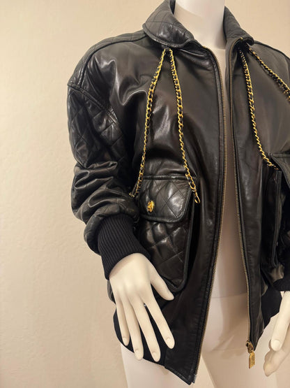 Iconic Vintage Chanel Bomber jacket