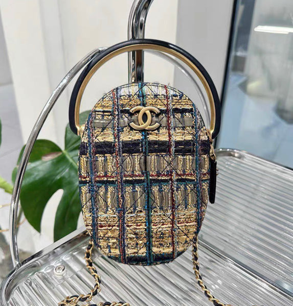 Chanel 19A Egyptian Tweed Runway Collection Crossbody – Wararni.com