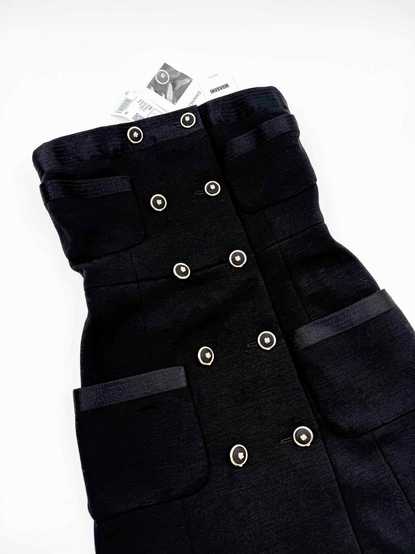 CHANEL 20A Black Dress - size 36