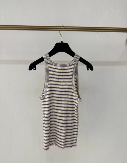 Chanel 25P striped top