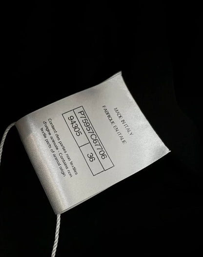 Chanel 23k black patent leather jacket