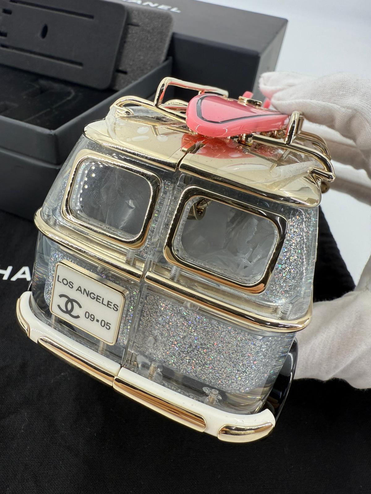 Chanel 24C Pink Mini bus Van Hollywood Minaudiere Mini Bag handbag Collectible