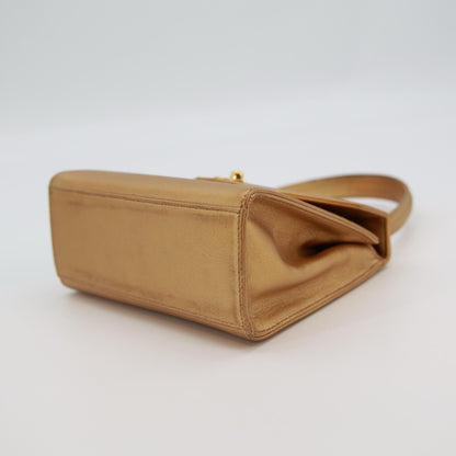 Vintage Chanel Gold Mini Kelly