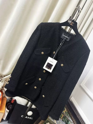 Chanel 20A Black and Gold jacket