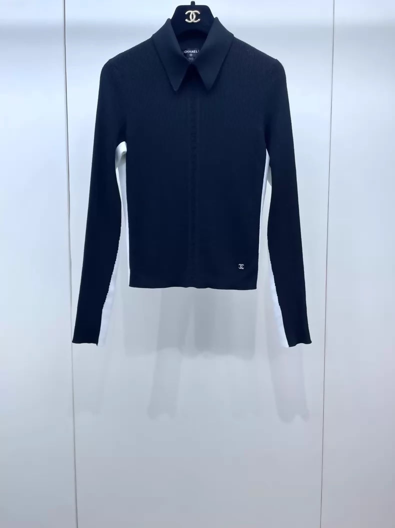 Chanel 23N Black Sweater