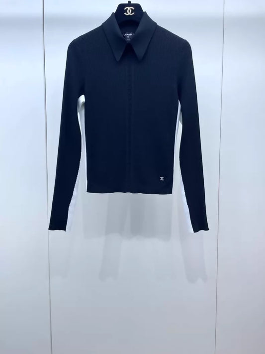 Chanel 23N Black Sweater