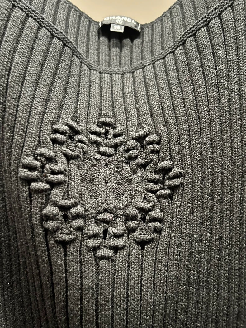 Chanel 20P black dress