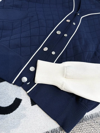 Chanel blue white jacket