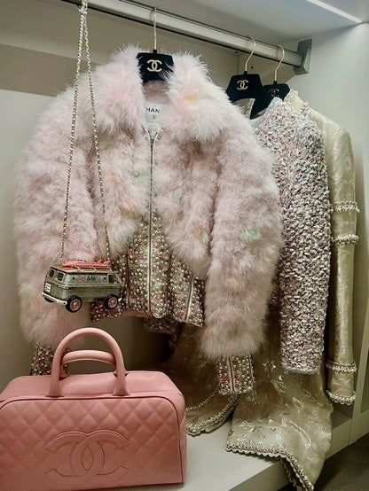Chanel 2014  Feather & crystals Jacket