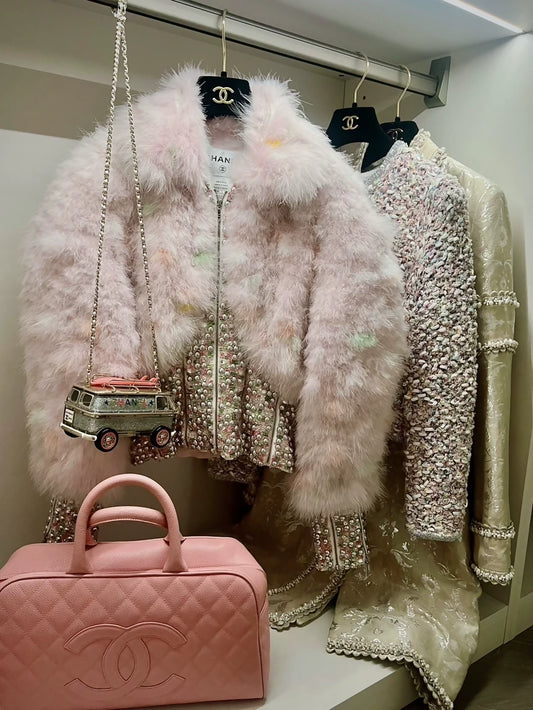 Chanel 2014  Feather & crystals Jacket