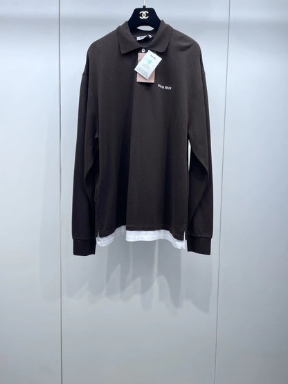 Miu Miu brown/white sweater