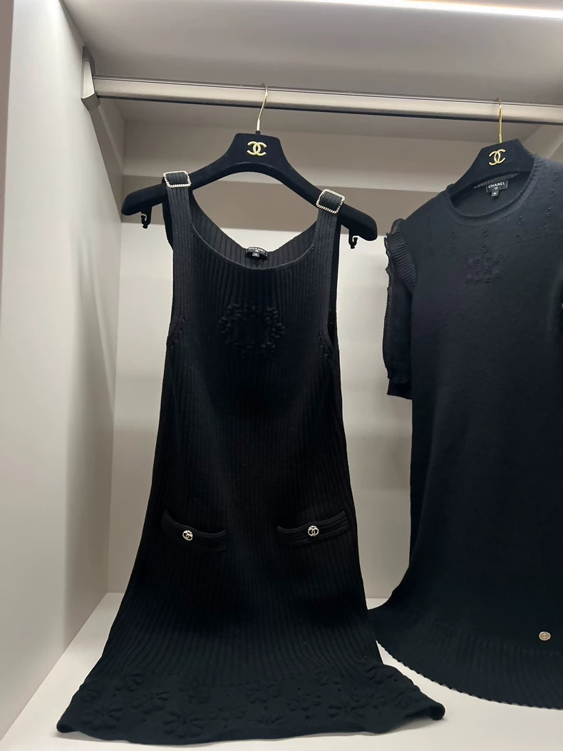 Chanel 20P black dress