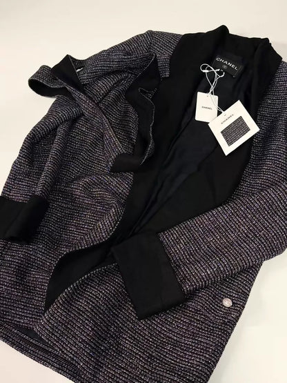 Chanel 24C Purple Gold Thread Jacket