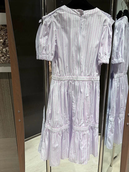 Chanel 25P purple dress