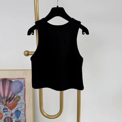 Chanel Métiers d'Art Collection Black Double C Vest