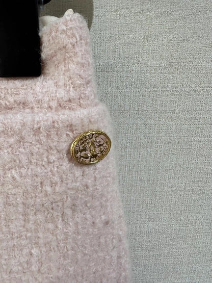 Chanel 21A pink wool skirt