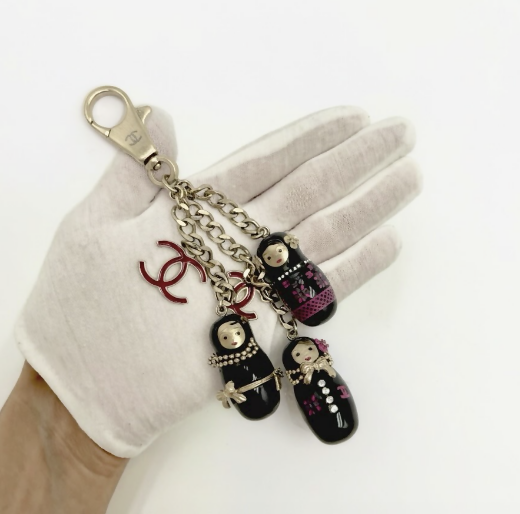 Chanel Matryoshka Doll Charm Keychain