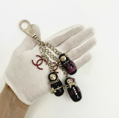 Chanel Matryoshka Doll Charm Keychain