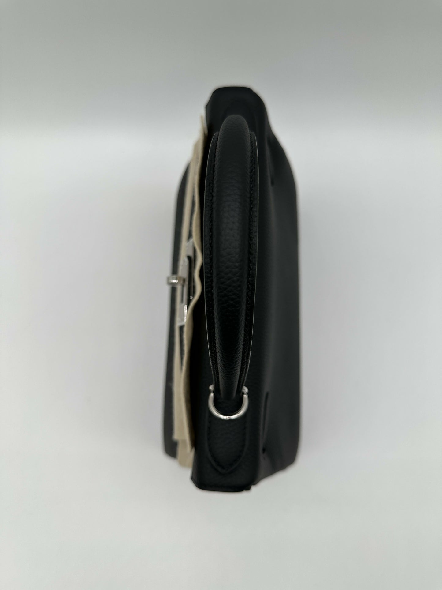 Hermes Kelly 28 black togo phw stamp K