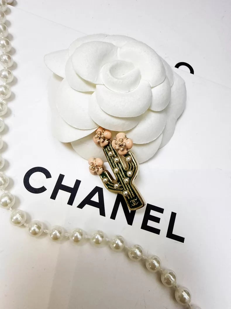 Chanel 17C Cactus Flower Brooch