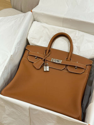 Hermes HAC 40 Gold Togo Palldium hardware