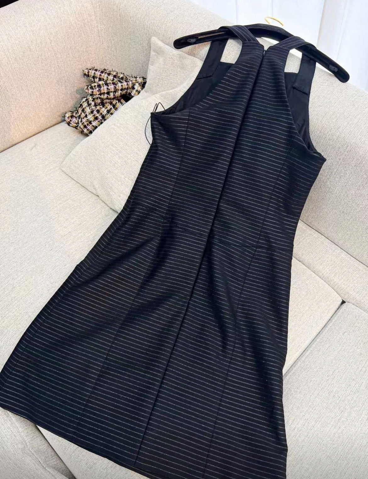 Chanel 23P black dress size 38