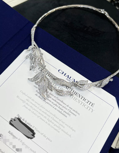 Chaumet LAURIER NECKLACE White gold, diamonds