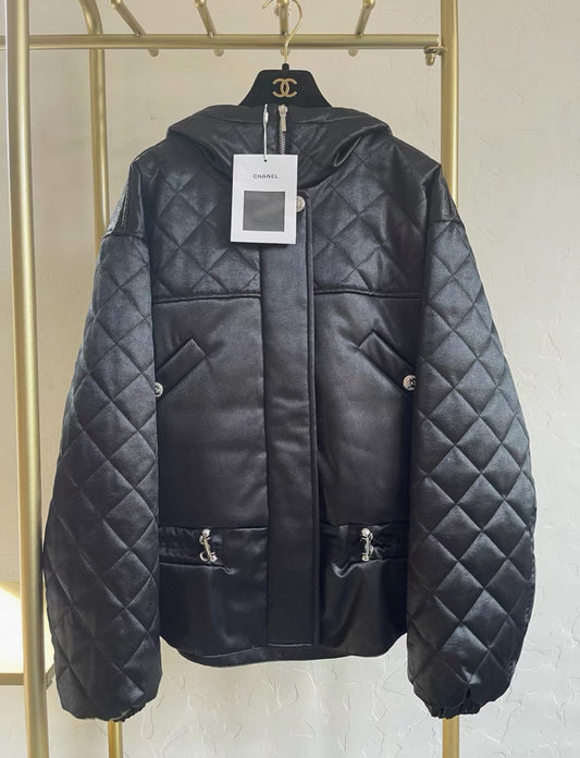 Chanel 23N Coco Neige Black Down Jacket