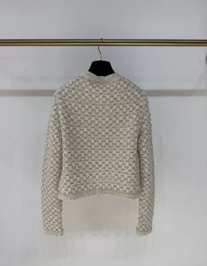 Chanel 23B ecru cardigan