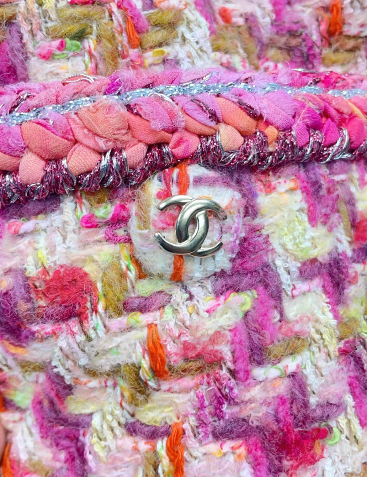Chanel 20A Pink Tweed Skirt size 36 – Wararni.com